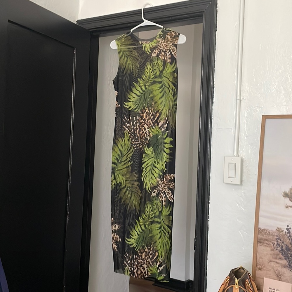 handmade mesh dress / coverup